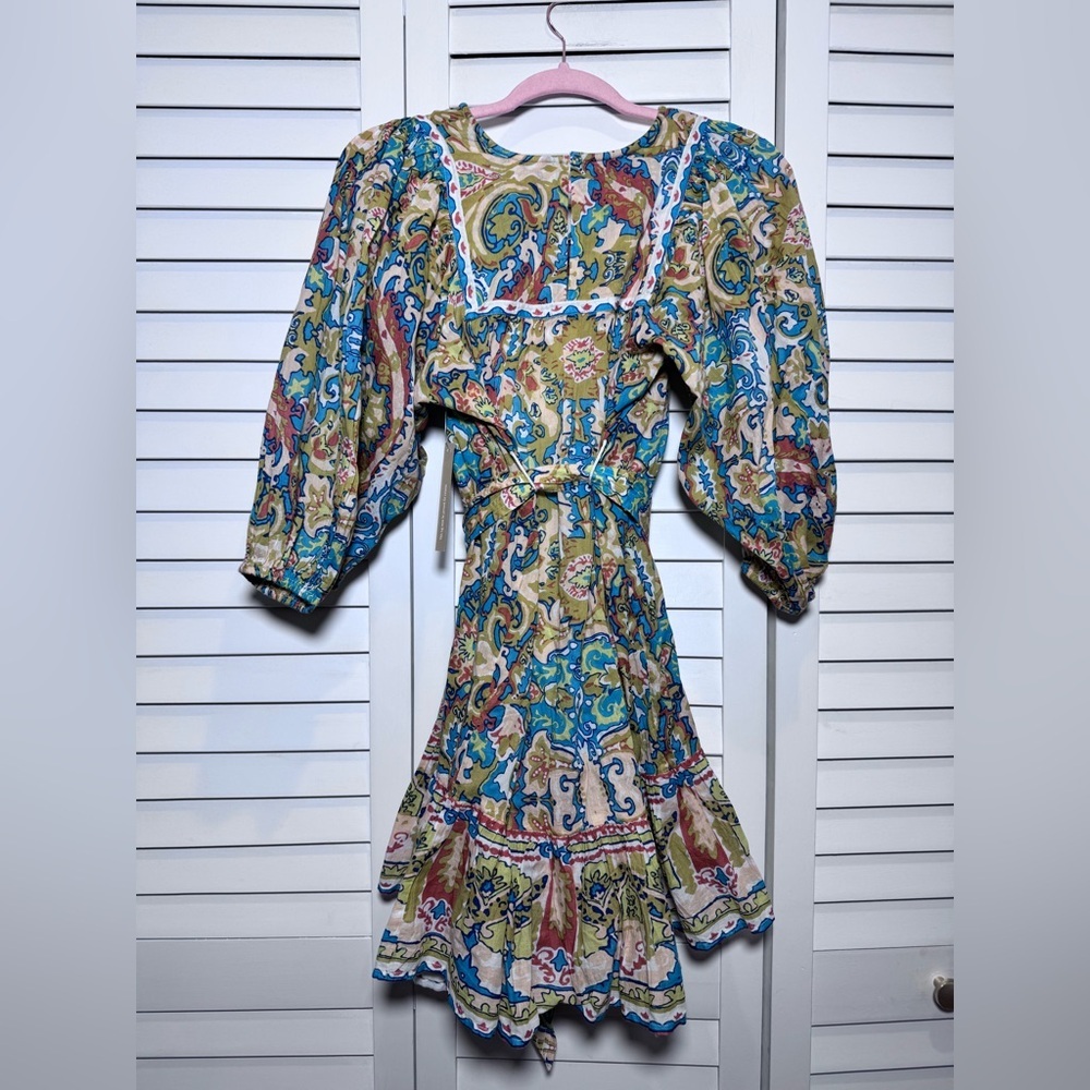 NWT Cleobella Magdalena Las Palmas Paisley Mini Dress Size XS - Picture 8 of 12